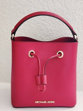 New Michael Kors Suri Small Bucket Shoulder Bag Purse